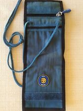 INTER INTERNAZIONALE F.C. CALCIO PORTAFOGLIO TELA MULTISCOMPARTI CON TRACOLLA
