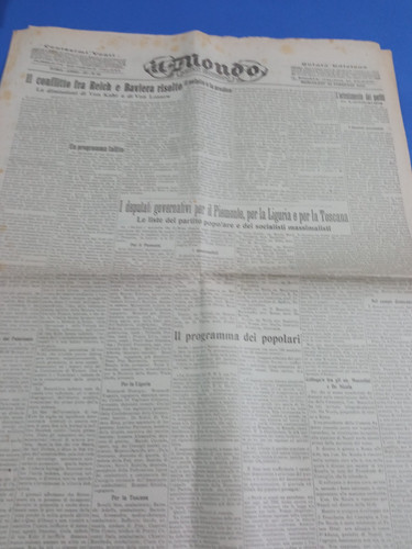 Mondo 1924 liste elezioni - il,