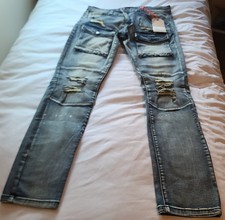 Jeans uomo skinny fit cargo