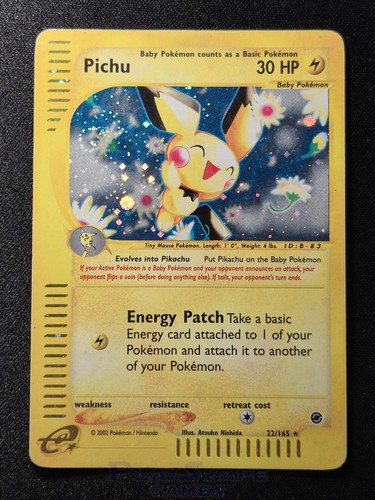 Pokemon card pichu 165 - pokemon,