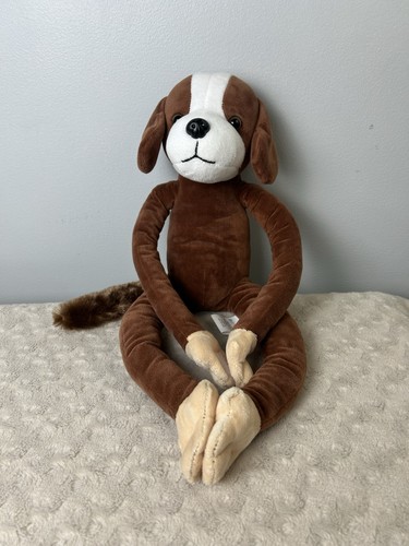 Peluche cane cucciolo marrone