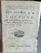 Volpone ben jonson cura - jonson-cura, mario