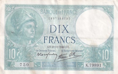 France francs minerve - francs,