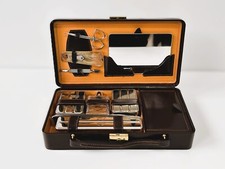 ANTICA TOLETTA DA VIAGGIO VINTAGE ANNI '50/'60 "set da viaggio mai stato usato"