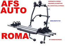 PORTABICI POSTERIORE STAND UP 3 BINARI PER BMW X3 ANNO 2007 3 BICI UOMO DONNA
