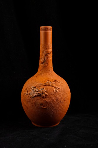 Vaso drago terracotta - vaso, in