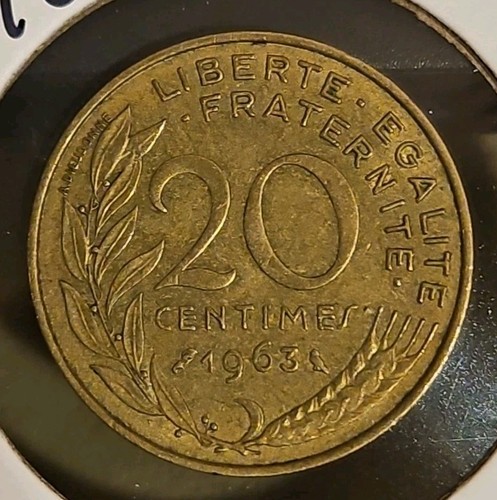 Francia 1963 centesimi - francia, 20