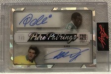 PELE KAKÁ 2023 Leaf Pro Set Puro Accoppiamenti Acetato Doppio Autografo 1/2 Brasile
