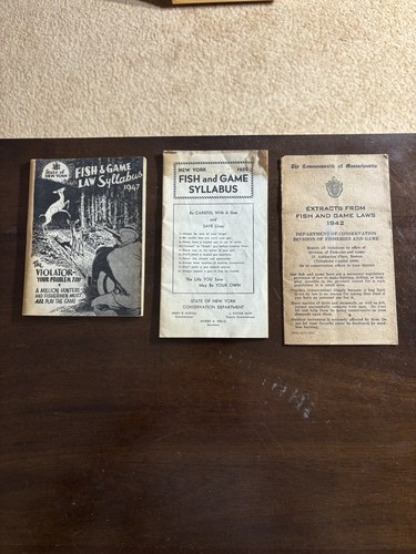 Vintage nys fish and - vintage, law