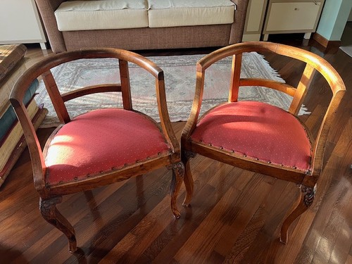 Due poltroncine liberty - liberty,, in