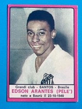 PELE Edson Arantes Santos Album Calciatori 1967 68 Panini figurina sticker card