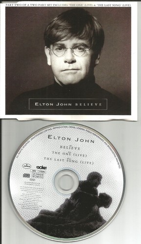 Elton john believe 2 rare - elton, w/