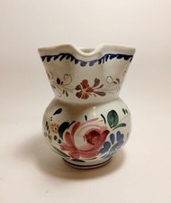 NOVE Petucco Tolio BROCCA Dipinta Mano VINTAGE Ceramica smaltata P T  Fiori 