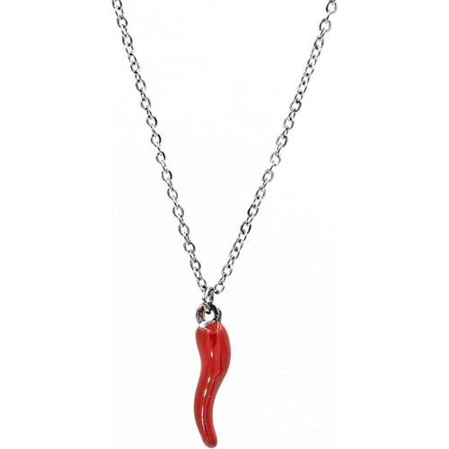 Collana con corno rosso - collana,