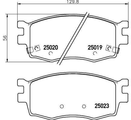 Brembo 069 kit pastiglie - brembo,