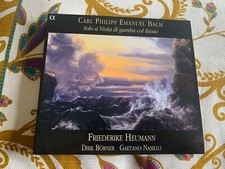 ALPHA CD France C.P.E Bach viola da gamba sonatas Mint HEUMANN 2004