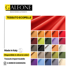 Tessuto in Ecopelle impermeabile al Metro o Mezzo da Tappezzeria per esterno