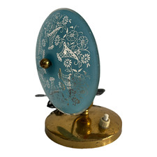 Vintage Blue Bottom Decorated
