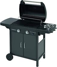 Barbecue a Gas Pietra Lavica CAMPINGAZ Classic" Nero II + Fornello e Griglia BBQ