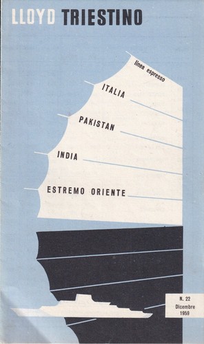 Depliant lloyd triestino - depliant, triestino-