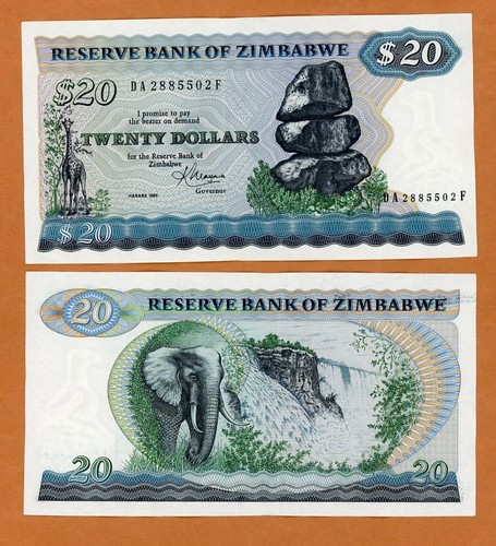 Zimbabwe dollari 1983 - zimbabwe,,