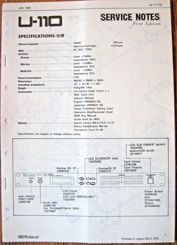 Roland 110 modulo - roland, u-110