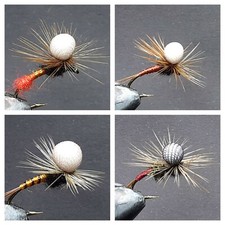 16 MOSCHE PARACADUTE PER PESCA