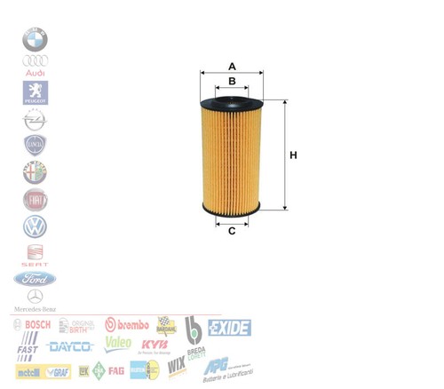 Filtro olio volvo c30 c70 - olio,
