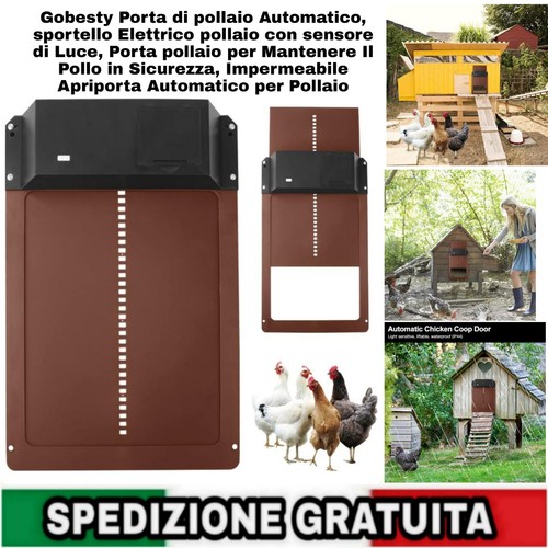Porta pollaio automatico - porta,