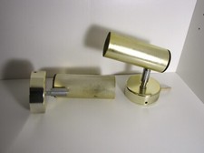 2 Faretti dorati E-27 vintage attacco porta lampada a vite lampadina grande