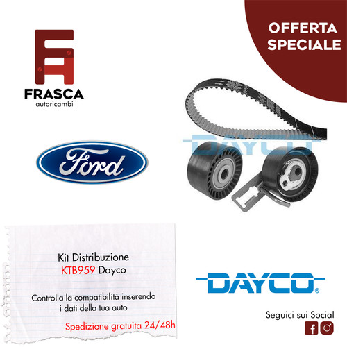 Kit distribuzione dayco - dayco, ford