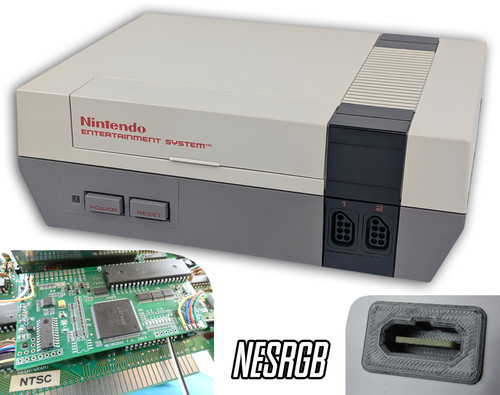 Nes rgb mod ntsc nintendo - nes,