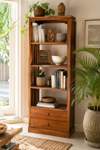 Libreria legno teak - libreria,