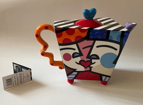Romero britto teiera arte - romero,