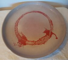 Grande Piatto Ceramica EMILIO SCANAVINO cm 42 Design Modernariato Italiano Raro