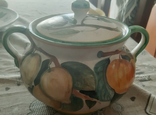 Biscottiera ceramica grande - in,