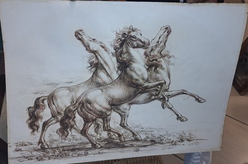 Dipinto eseguito pastello - a,