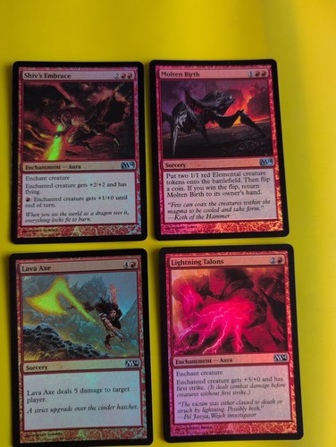 Foil lightning talons lava - foil,