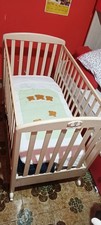 LETTINO BIMBO IN LEGNO ACERO MASSICCIO..CON SPONDE REGOLABILI