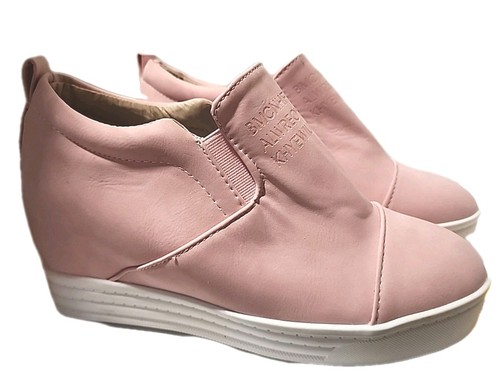 Scarpe con zeppa rosa - , slip-on