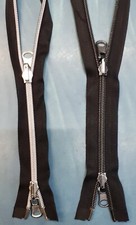 CERNIERA REVERSIBILE LAMPO DIVISIBILE DOPPIO CURSORE CATENA 06 NYLON METALIZZATA