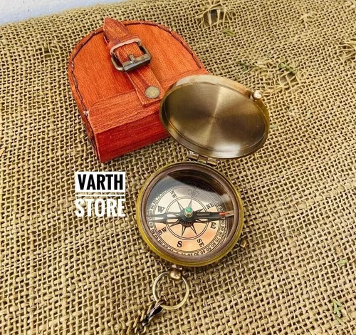 Vintage antico ottone bussola - vintage,