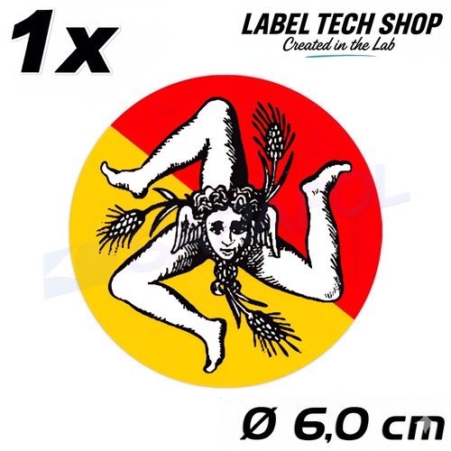 Adesivo sicilia - 1x,