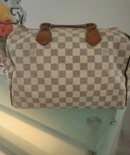 Speedy Bandoulière louis Vouitton Tela Damier Azur