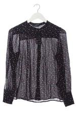 SET Camicia a maniche lunghe Donna Camicia elegante Taglia IT 42 nero-rosa-crema