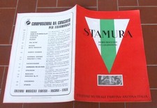 Spartito BIO BOCCOSI Stamura - per 3 FISARMONICHE Farfisa 1949 Marcia sinfonica