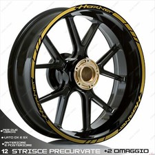 PROFILI ADESIVI SPORT CERCHIO RUOTA GRAFICA PER HONDA CB F HORNET (PC41) 600 OR