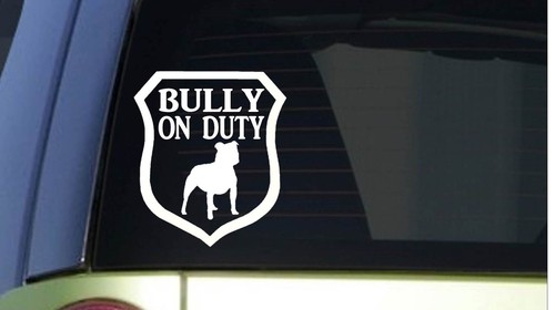 Adesivo bully duty i314 - adesivo,
