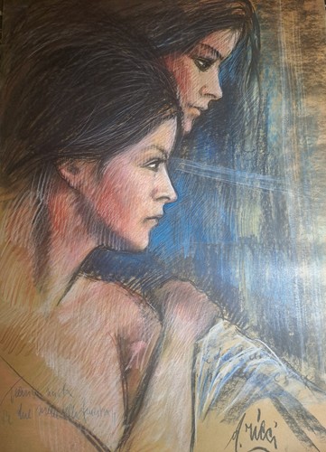 Quadro antico tecnica mista - quadro,