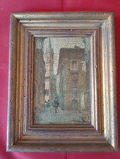 Roma Sparita Rosler Franz Vecchie Case In Vicolo Della Volpe Riprod. Certificata